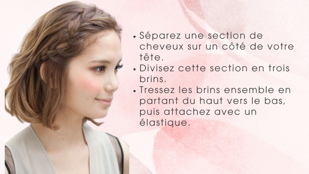 6 Coiffures simples pour cheveux courts