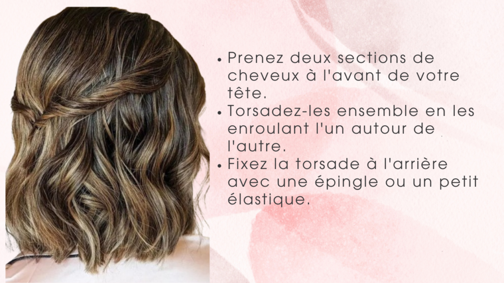 6 Coiffures simples pour cheveux courts