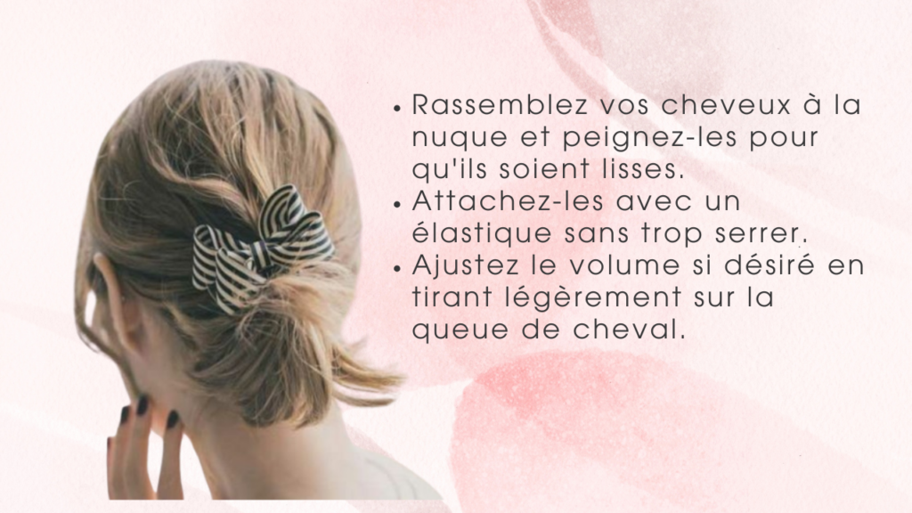 6 Coiffures simples pour cheveux courts