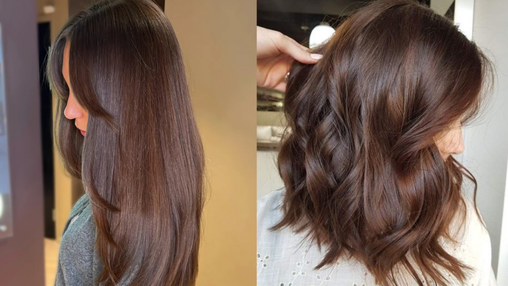 Couleur cheveux châtain