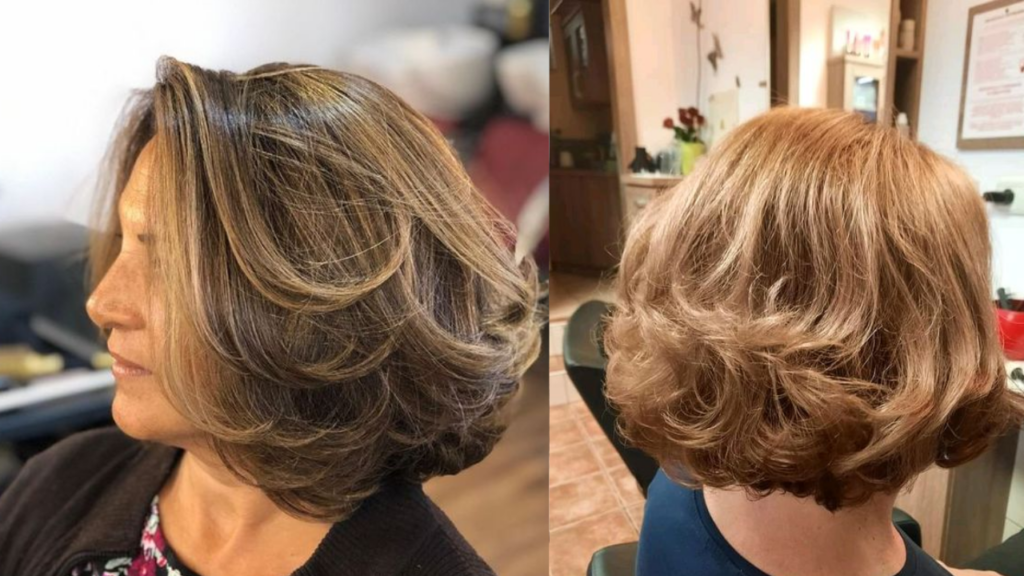 Coupes cheveux effilées dégradées