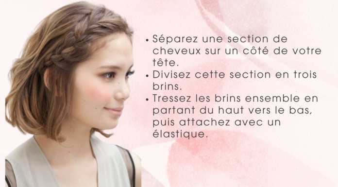 6 Coiffures simples pour cheveux courts