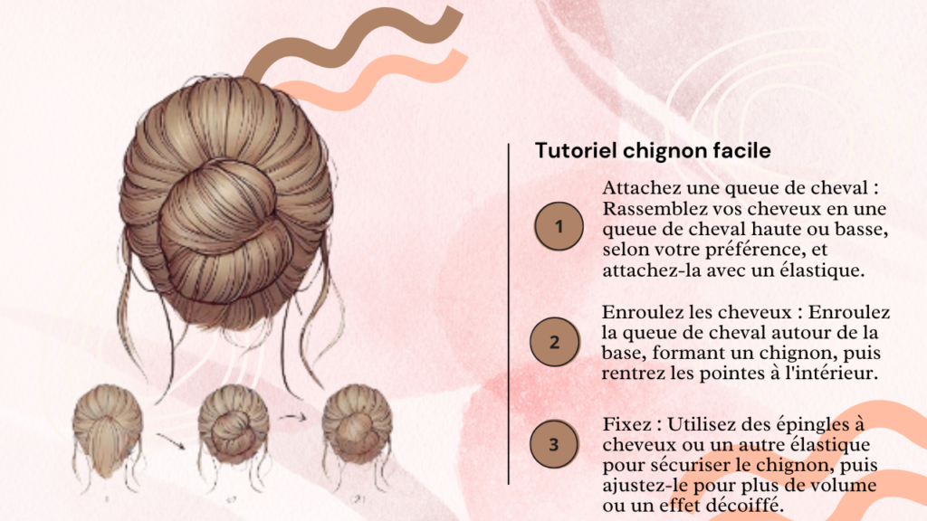 Tutoriel chignon facile