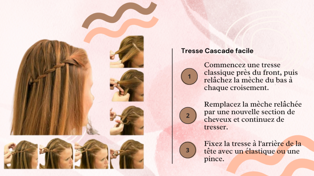 Une tresse cascade